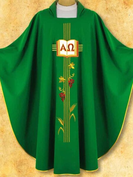 Ornat haftowany "Alfa Omega"