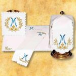 (product) Komplet "Ave Maryja" Niebieski