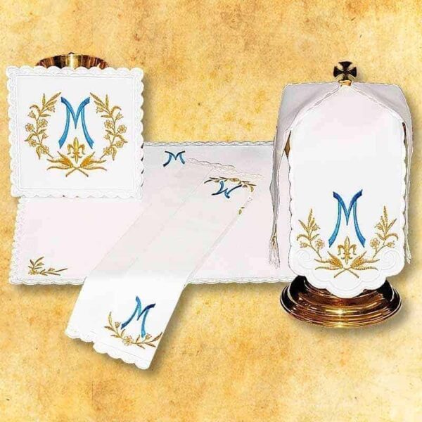 (product) Komplet "Ave Maryja" Niebieski