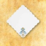 Mary Rosary" napkin 32x32