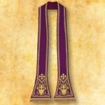 Stuła haftowana rzymska "Z ornamentem"