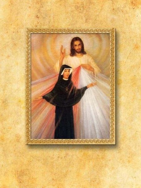 Obraz "Jezus Miłosierny i Św. Faustyna"