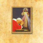 Obraz "Św. Jan Paweł II i Jezus Miłosierny"