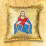 Poduszka procesyjna "Jezus w niebieskiej szacie"