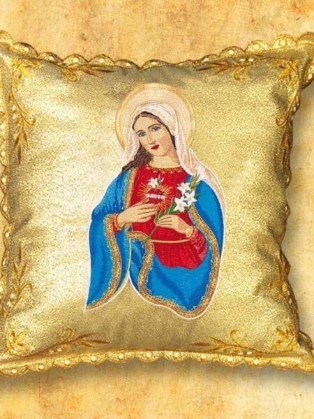 Poduszka procesyjna "Maryja z lilią"