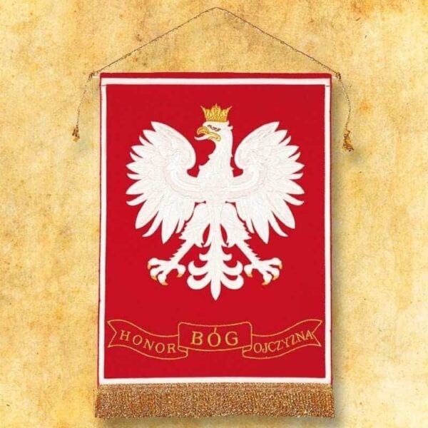 Proporczyk "BÓG HONOR OJCZYZNA"