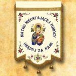 Chorągiew haftowana - MB Nieustającej Pomocy