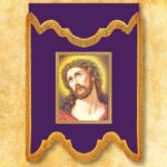 Mourning banner purple