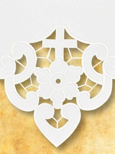 Serwetka "Bianco Fiori" 32x32