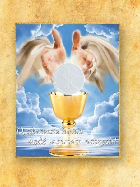 Ozdoba liturgiczna duża Hostia (fotograficzna)