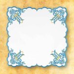 napkin "Marian Blue" 45x45