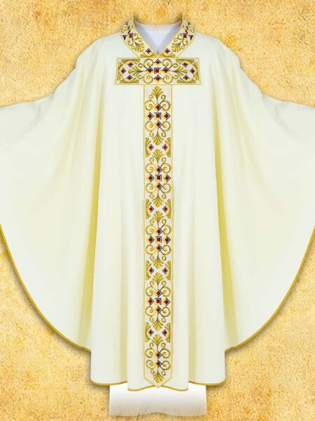 Ornat haftowany "Te Deum"