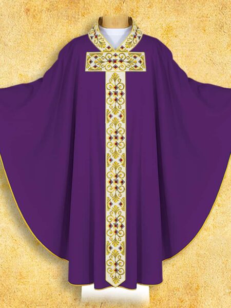 Ornat haftowany "Te Deum"