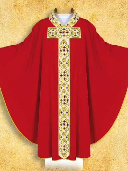 Ornat haftowany "Te Deum"