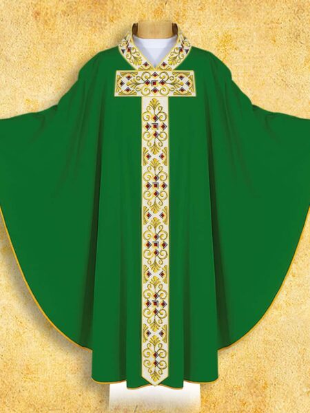 Ornat haftowany "Te Deum"