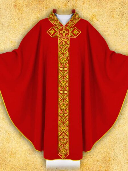 Ornat haftowany "Cardinale"