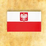 Flaga Biało-Czerwona z Godłem