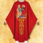 Gesticktes Messgewand "St. Peter und St. Paul"
