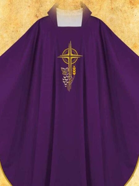 Gesticktes Messgewand "Kreuz"