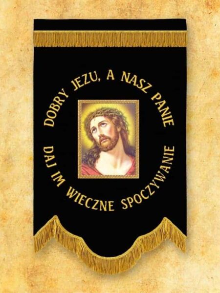 Chorągiew żałobna "Jezus Cierpiący"