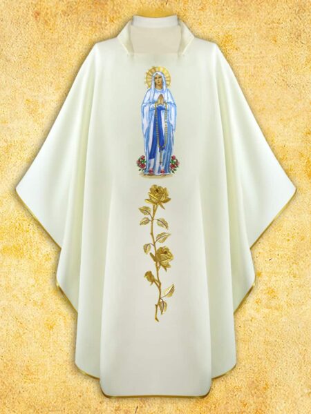 Ornat haftowany "Madonna Di  Lourdes"