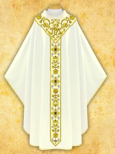 Ornat haftowany "Gaudete"