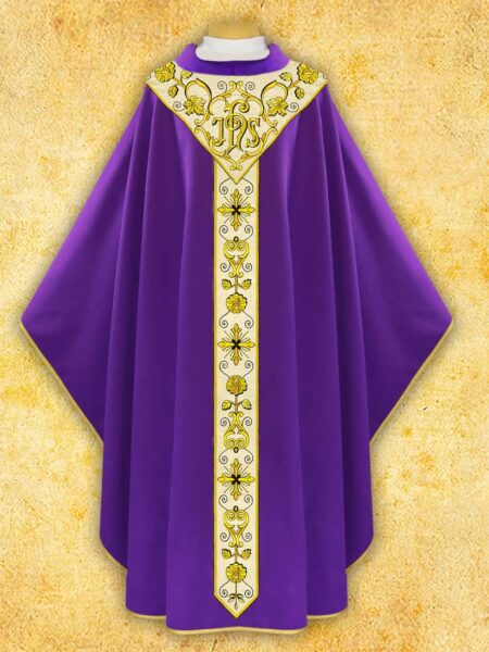 Ornat haftowany "Gaudete"