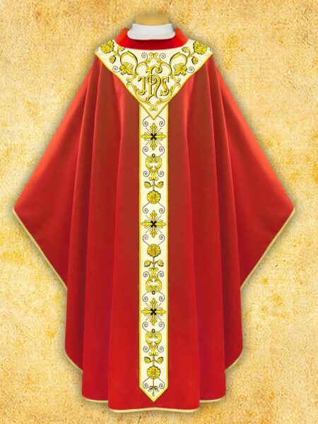 Ornat haftowany "Gaudete"