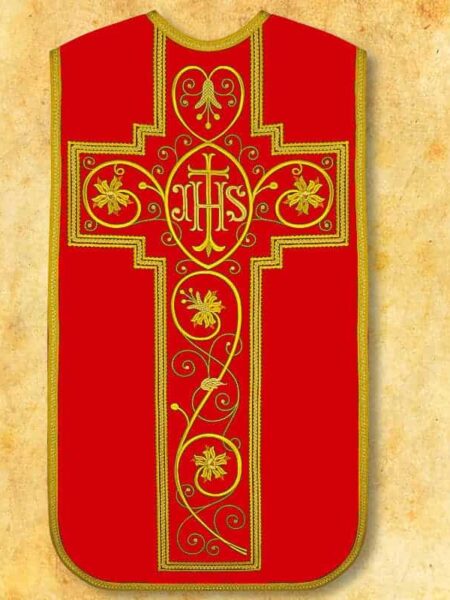 Ornat haftowany rzymski "Agape"