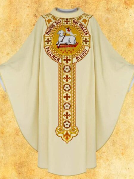 Ornat Haftowany "Baranek Boży"
