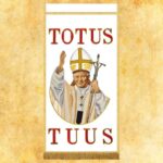 (product) Ozdoba Liturgiczna Haftowana Z
  Wizerunkiem Jana Pawła Ii