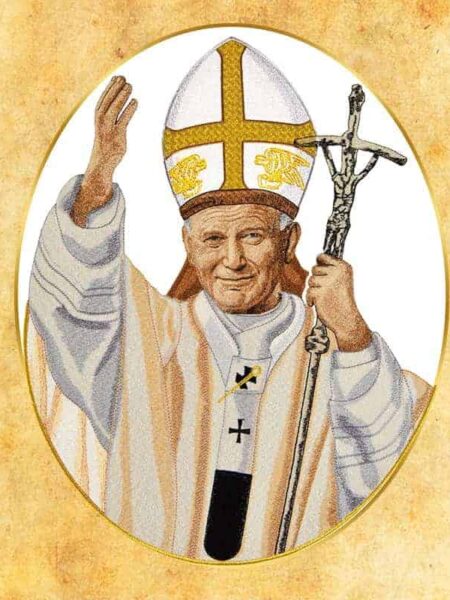 Aplikacja Haftowana "Jp Ii"