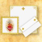 (product) Bielizna kielichowa "Gold" "Serce Maryi"