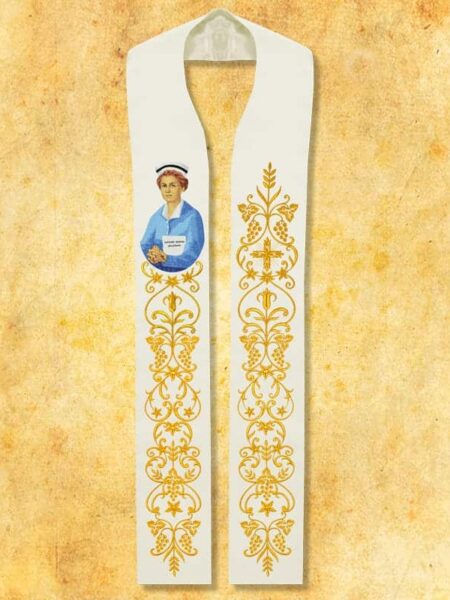 Stuła haftowana "Bł. Hanna Chrzanowska"