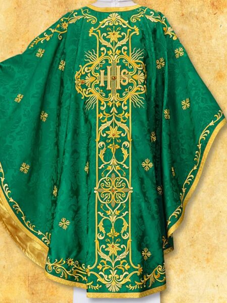 Ornat haftowany  "Massimo-Verde"