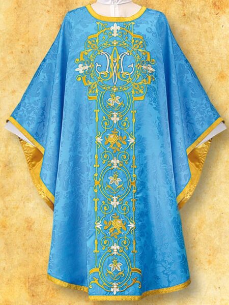 Ornat haftowany  "Massimo-Blu"