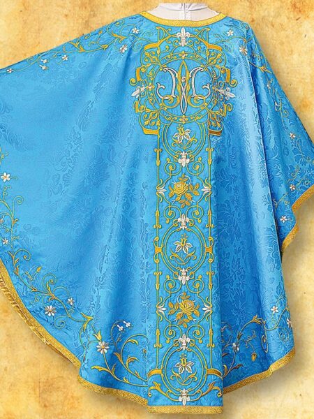Ornat haftowany  "Massimo-Blu"