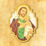Aplikacja haftowana "Św. Józef"