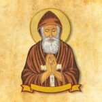 Aplikacja haftowana "Św. Charbel"