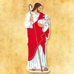 Aplikacja haftowana "Jezus Dobry Pasterz"