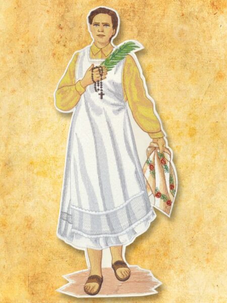 Aplikacja haftowana "Św. Karolina Kózka"