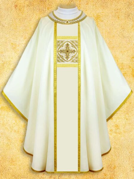 Ornat haftowany "Brillante-Bianco"