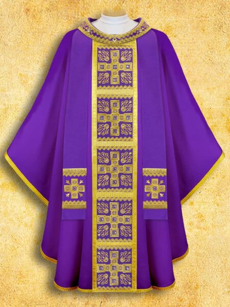 Ornat haftowany  "Brillante-Viola"