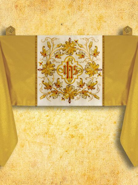 Welon haftowany naramienny "Classico Gold"
