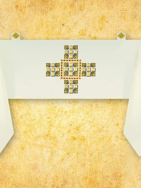 Welon haftowany naramienny "Roma Gold"