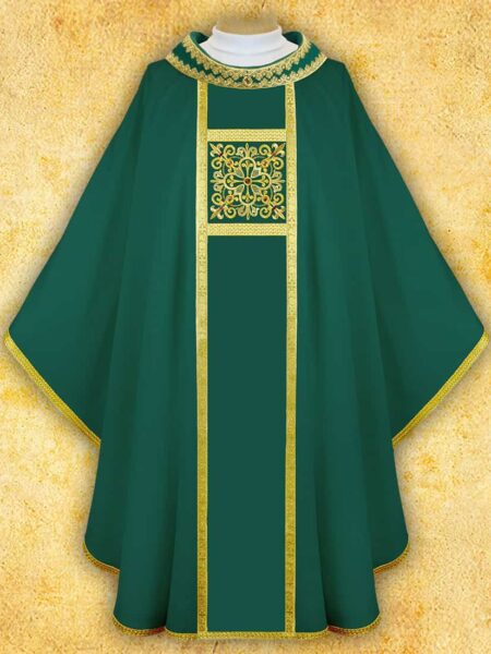 Ornat haftowany "Brillante-Verde"