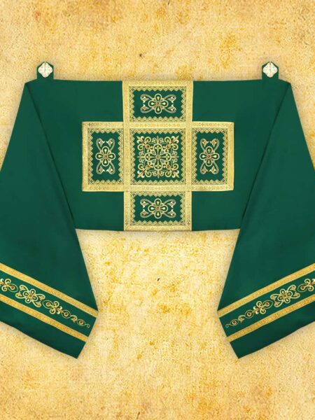 Welon haftowany naramienny "Brillante-Verde"