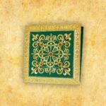 Bursa haftowana "Brillante-Verde"