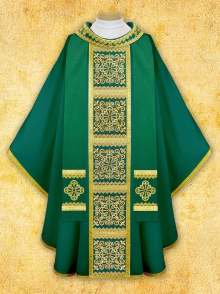 Ornat haftowany  "Brillante-Verde"