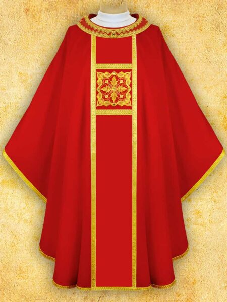 Ornat haftowany  "Brillante-Rosso"